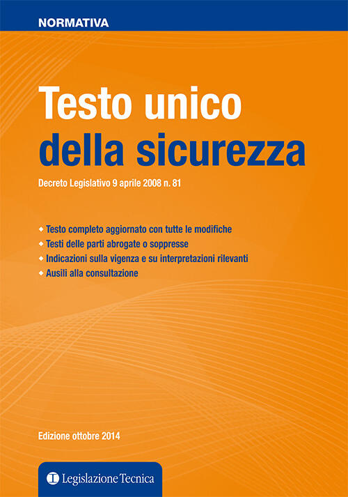 Testo Unico Della Sicurezza Libro - Libraccio.it