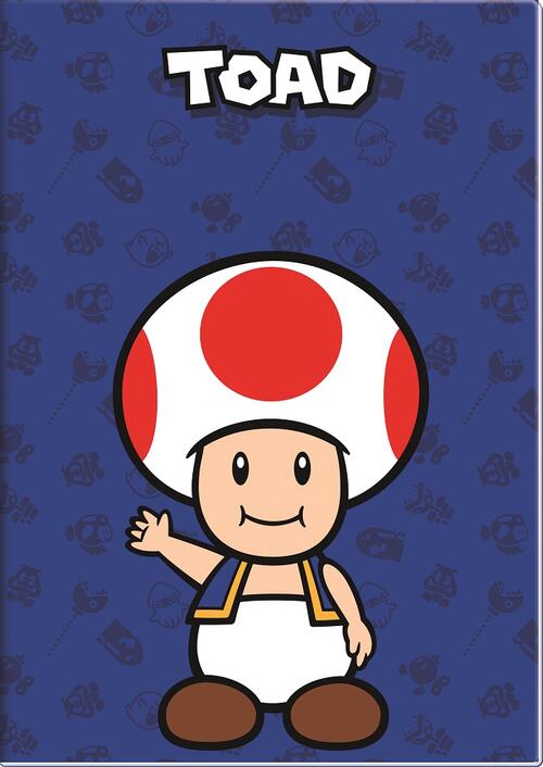 Quaderno maxi A4 Super Mario. Quadretti piccoli 4 mm Quaderno maxi A4 Super Mario. Quadretti piccoli 4 mm