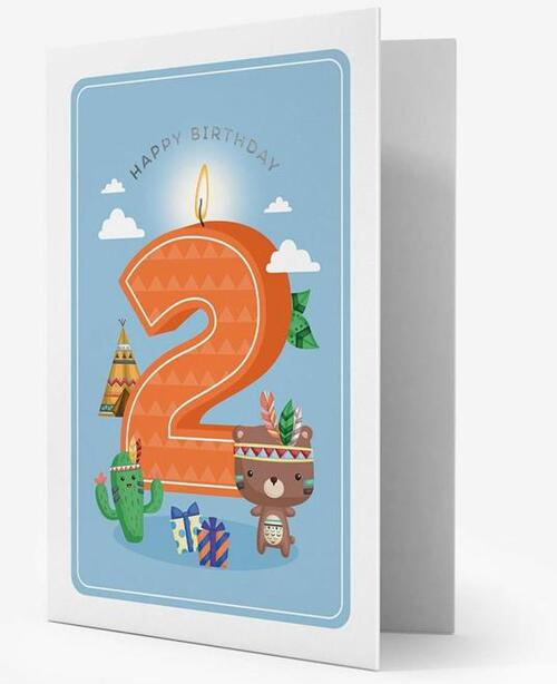 Biglietto D Auguri Legami Postal Greeting Card Compleanno 2 Anni Bambino Libraccio It