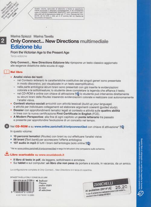 Only connect... new directions. Ediz. blu. Con CDROM. Con espansione online. Vol. 2 From the