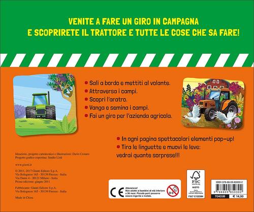 Il Trattore Un Libro Pop Up Ediz A Colori Dario Cestaro Libro Libraccio It