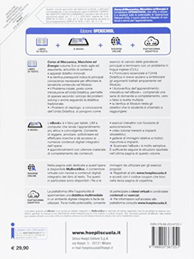 Corso Di Meccanica Macchine Ed Energia Ediz Openschool