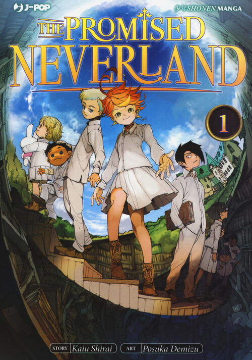 Resultado de imagen de yakusoku no neverland manga cover 1 hd