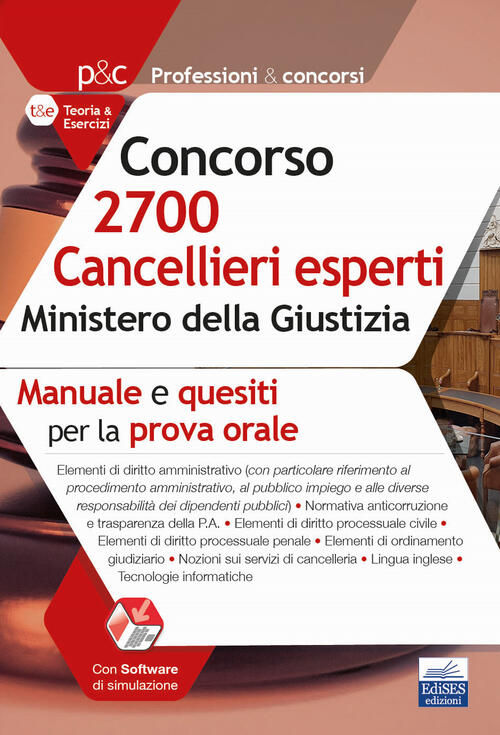 Concorso 2700 Cancellieri esperti nel Ministero della Giustizia
