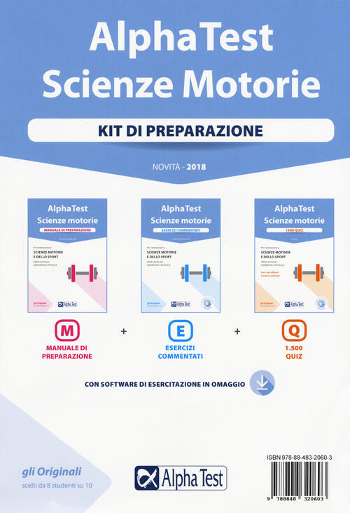 Alpha Test Scienze Motorie Kit Di Preparazione Nuova Ediz Con Contenuto Digitale Per Download E Accesso