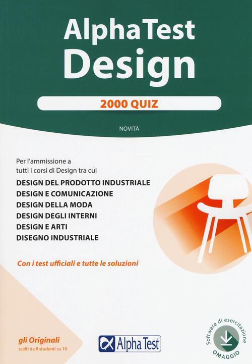 Alpha Test. Design. 2000 Quiz. Con Contenuto Digitale Per Accesso On ...