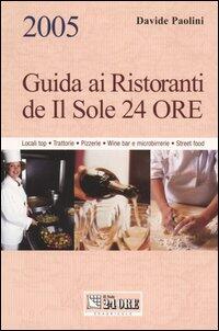 Risultato immagini per guida ai ristoranti del sole 24 ore  2005