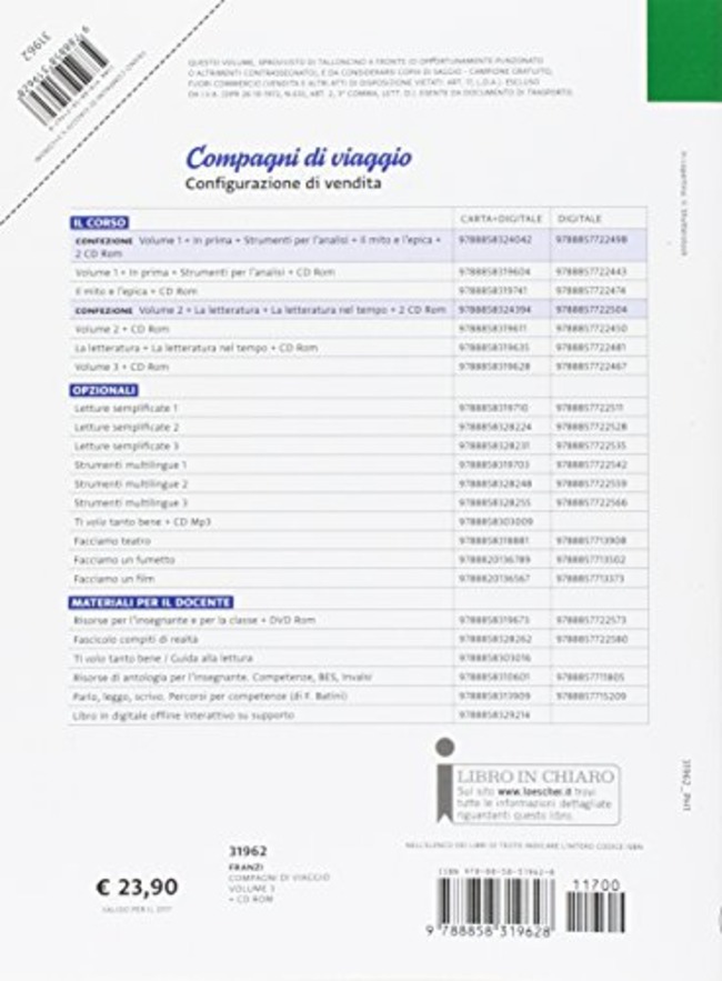Compagni di viaggio. Con e-book. Con espansione online. Con CD-ROM. Vol