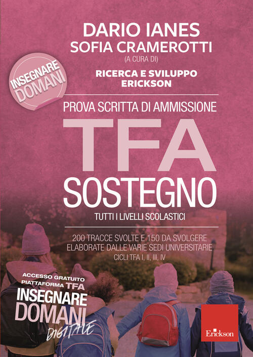 Prova scritta di ammissione TFA sostegno. 200 tracce svolte e 150 da