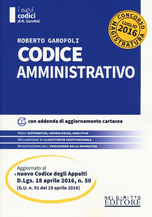 Codice Amministrativo Concorso Magistratura Con Aggiornamento Online