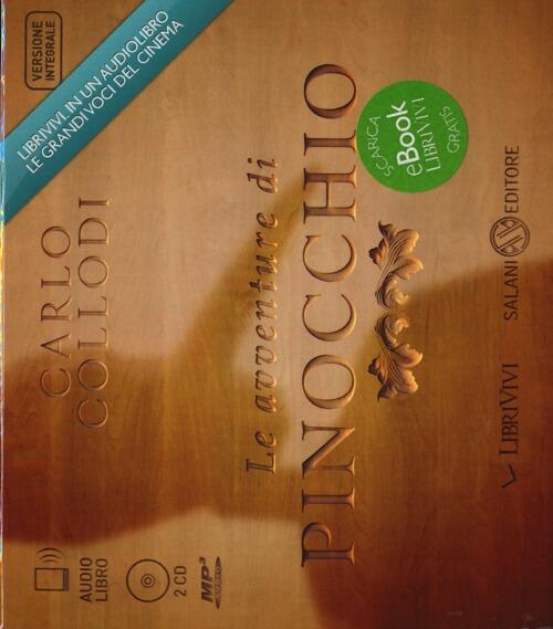 Le Avventure Di Pinocchio Audiolibro 2 Cd Audio Formato Mp3 Carlo Collodi Libro Libraccio It