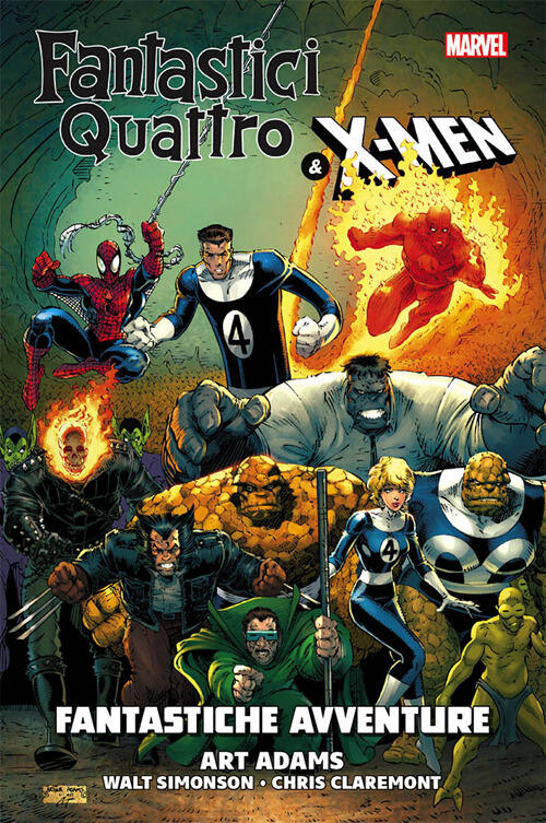 Fantastiche Avventure Fantastici Quattro X Men Art Adams Walt Simonson Chris Claremont Libro Libraccio It