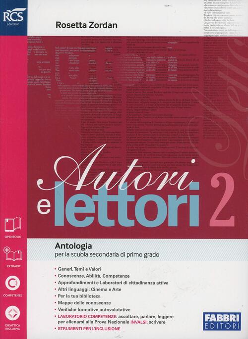 Autori E Lettori Quaderno Con Espansione Online Vol 2 Rosetta Zordan Libro Libraccio It